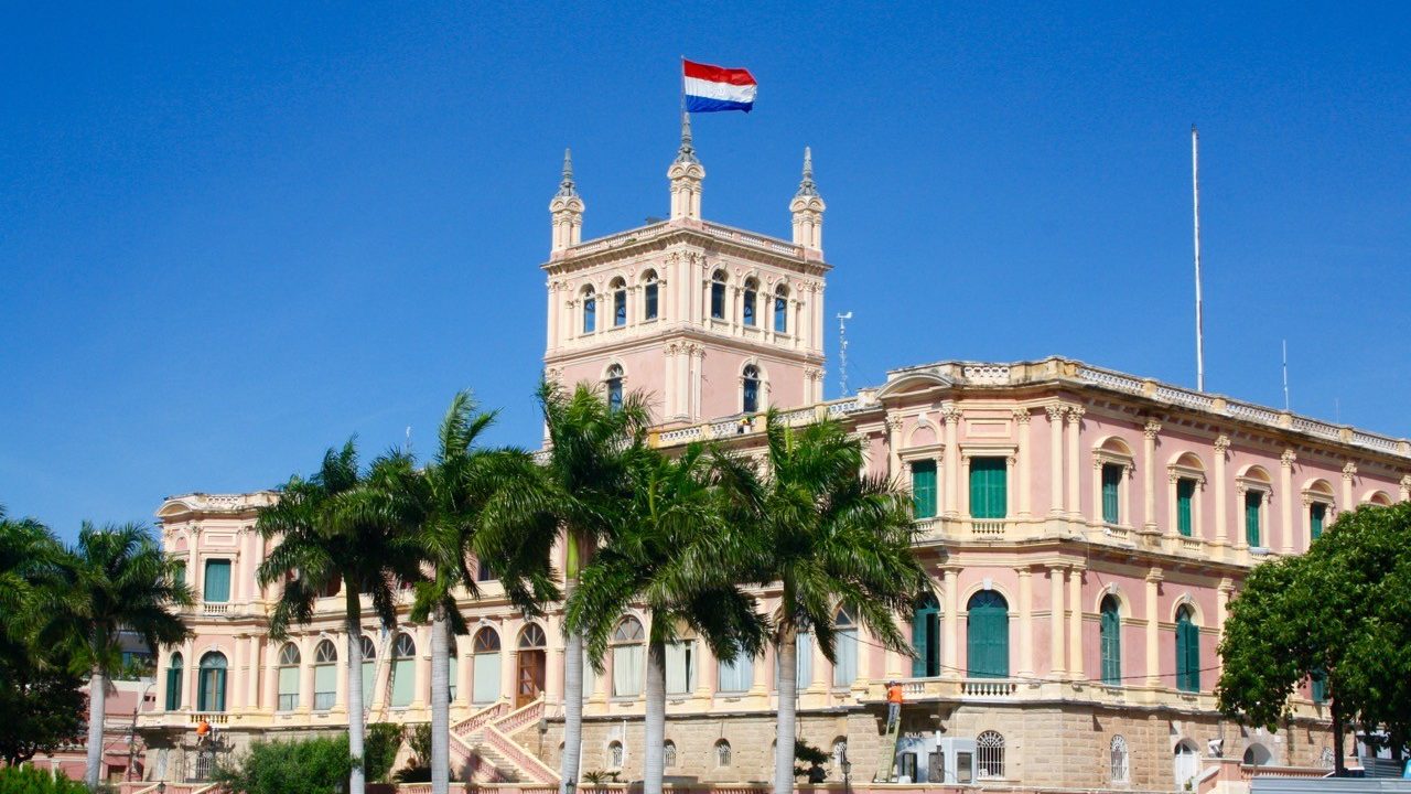 Palacio del gobierno de Paraguay en Asunscion