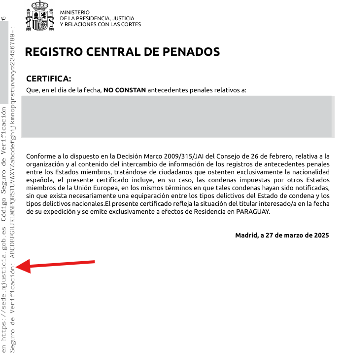 registro central de penados