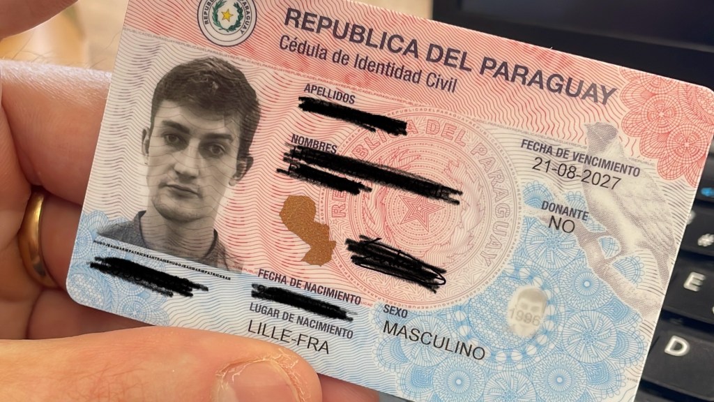 Tramitar cedula paraguay